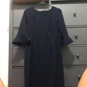 Navy Blue Work Dress
